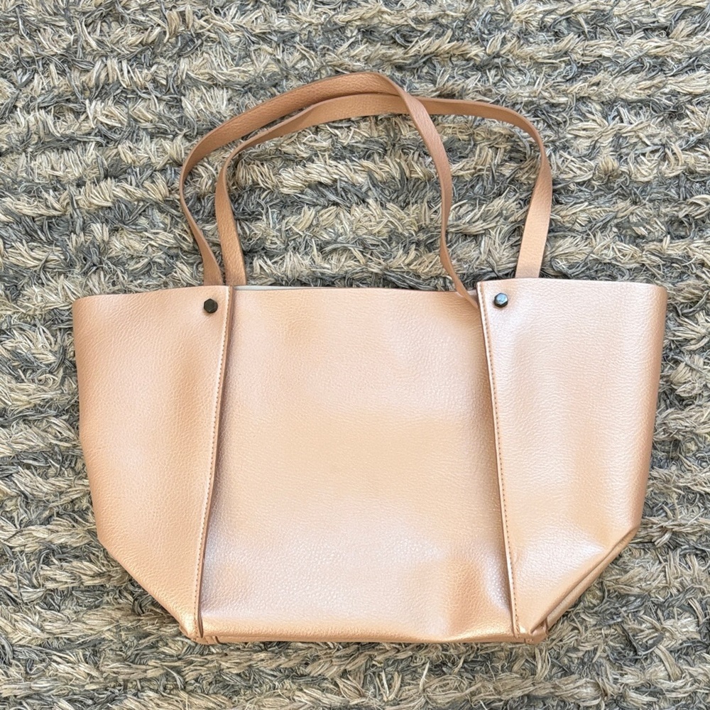 Neiman Marcus Large Tote Bag - Teal, Pink, Gray - Picture 6 of 13